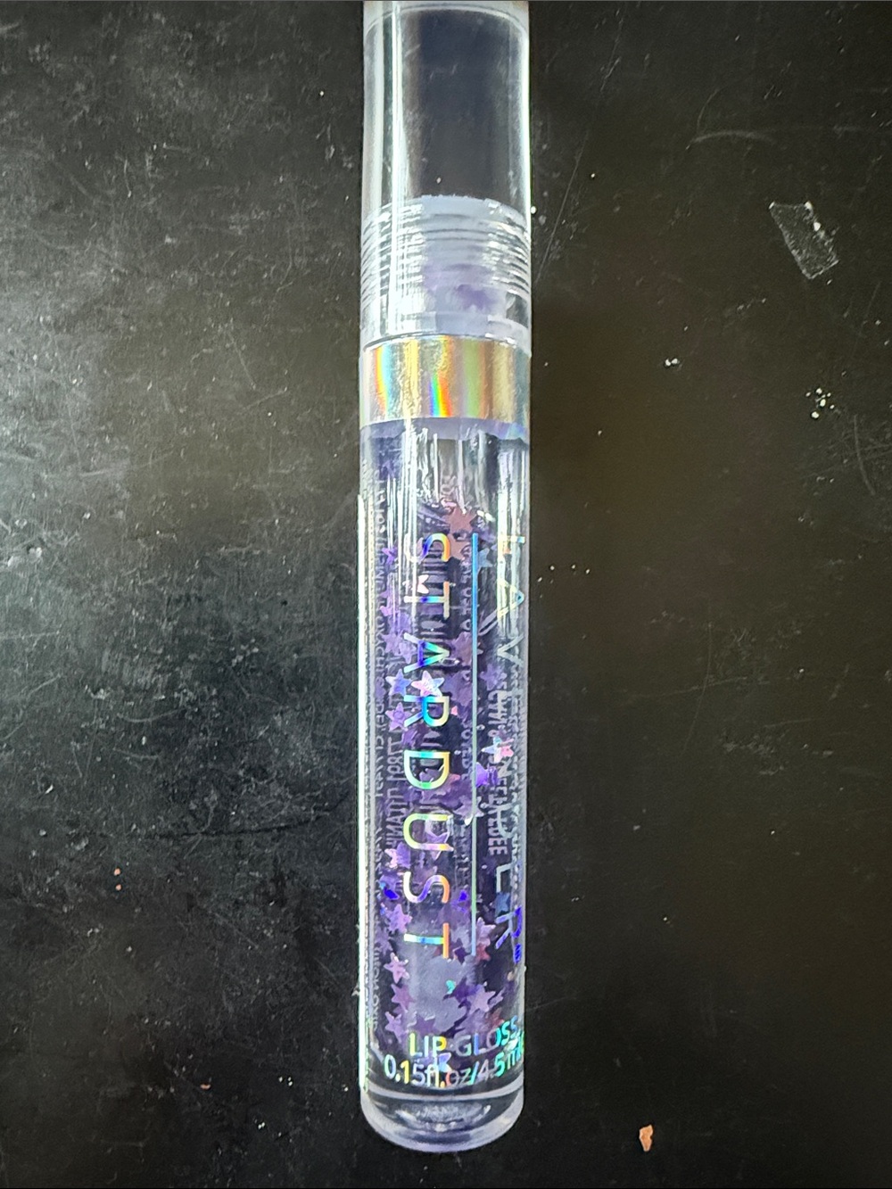 Stardust Purple Glitter Lip Gloss - Unbranded Vegan and Cruelty Free